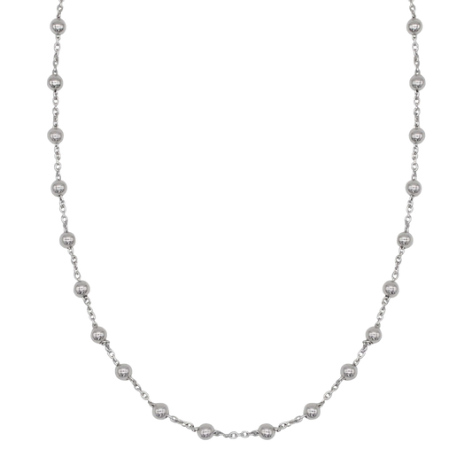 BALL KETTE - SILBER