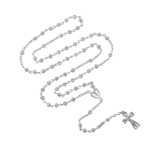 FILIGREE ROSENKRANZ - SILBER