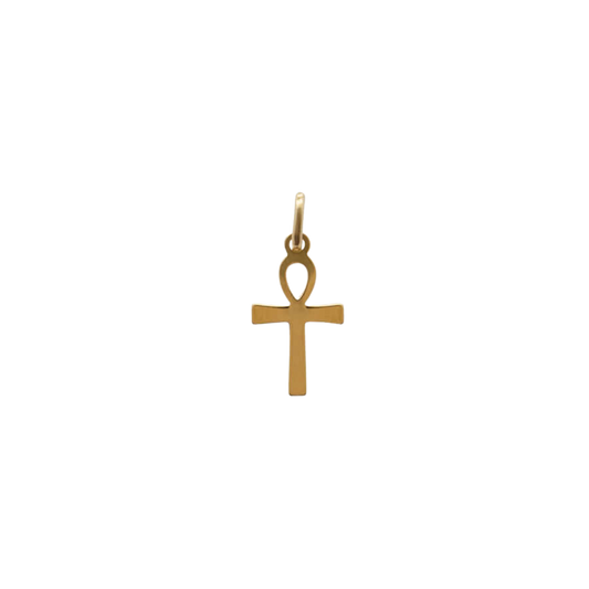 LEBEN - KREUZ ANHÄNGER - VERMEIL-SILBER