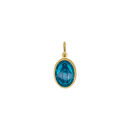 BLAU  WUNDERTÄTIG MEDAILLE - VERMEIL-SILBER