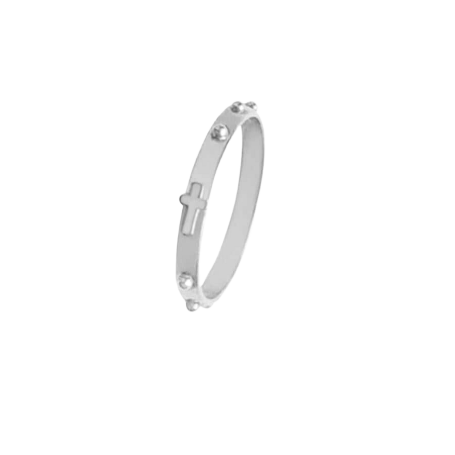 ROSENKRANZ RING - WEISSGOLD