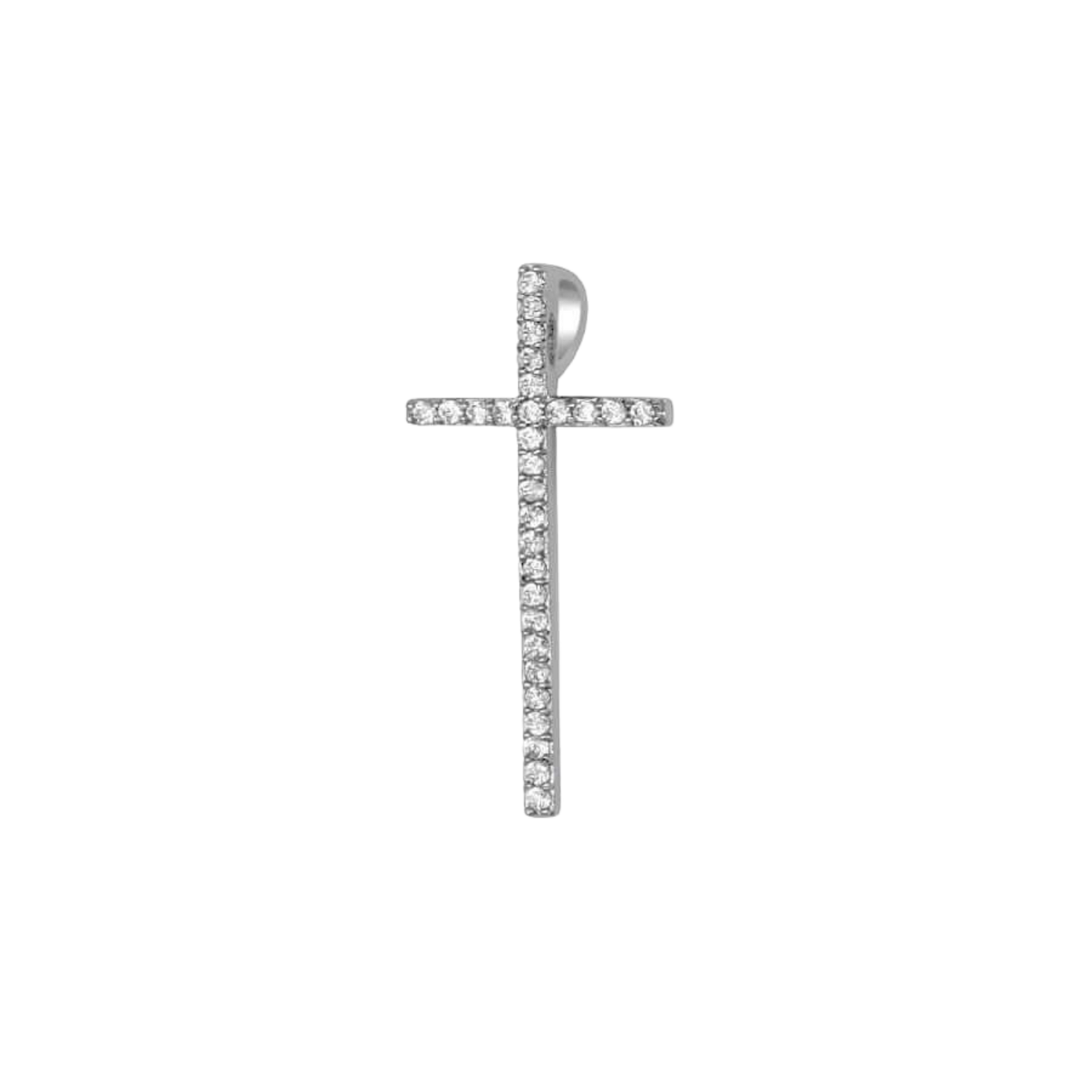 KREUZ ANHÄNGER - SILBER UND ZIRKONIA