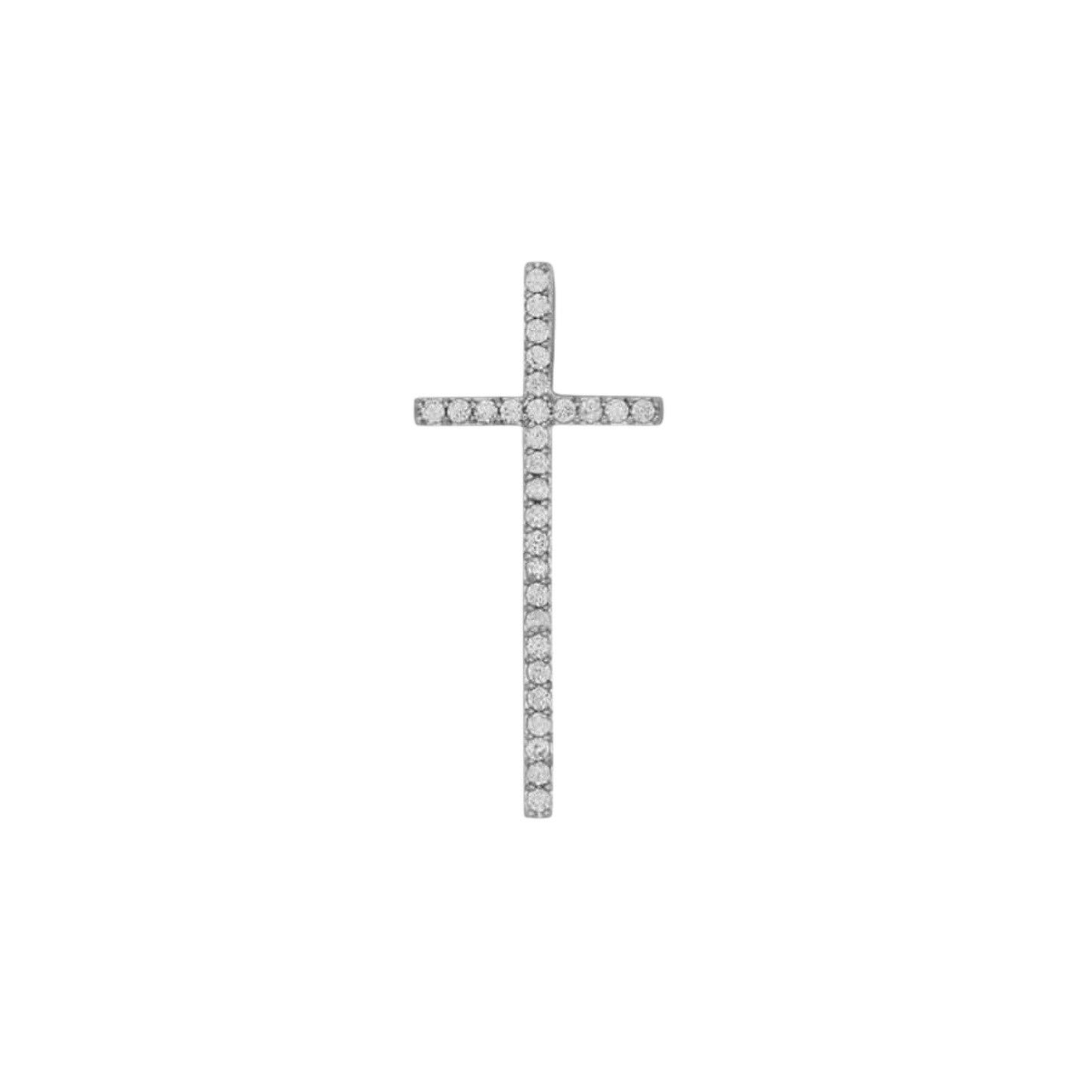 KREUZ ANHÄNGER - SILBER UND ZIRKONIA